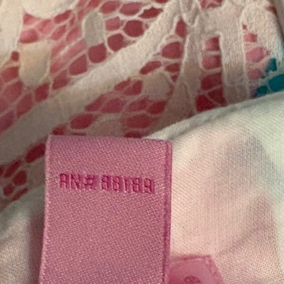 Lilly Pulitzer Multicolored Floral Lace Mini Skirt Pink Blue Green Size 2 - Picture 8 of 8